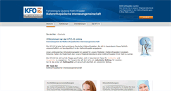 Desktop Screenshot of kfo-ig.de